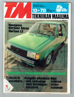 Tekniikan Maailma 13/1978