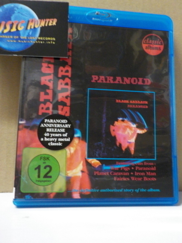 BLACK SABBATH - PARANOID - BLURAY - UUSI KORKKAAMATON