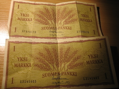Markat 2 seteliä