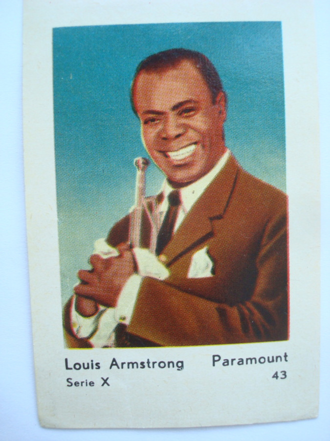 Purkkakuvat Hellas: Serie X 43,  LOUIS ARMSTRONG