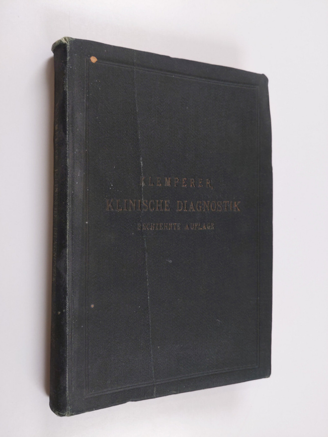 Georg Klemperer : Grundriss der klinischen diagnostik