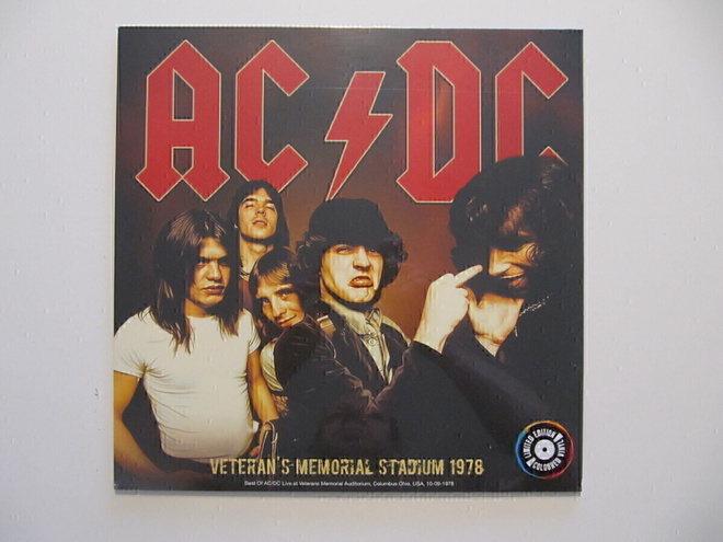 AC/DC  Veteran's Memorial Stadium 1978 Värivinyyli LP