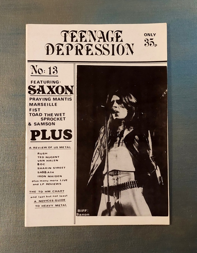Teenage Depression - lehti vuodelta 1980
