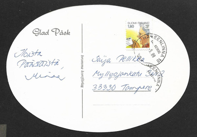 Postilähetys - Alennusm. 1988 (LAPE 1040) Hml 29.3.1988