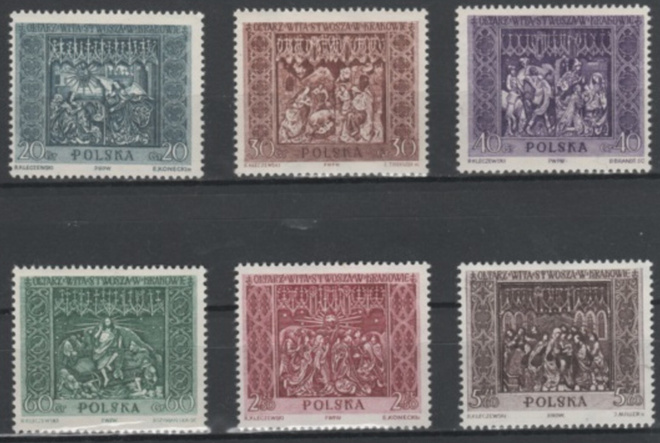 (S0170) POLAND, 1960 (Carvings by Veit Stoss). MLH*