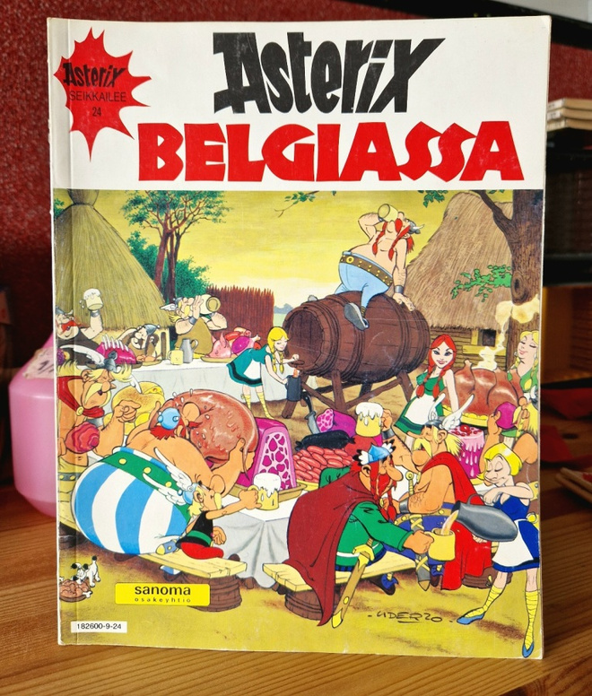 Asterix 24 Belgiassa ensimmäinen painos 1976