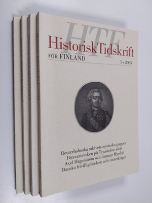 Historisk tidskrift för Finland 2003 (1-4)