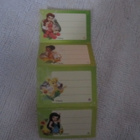 Disney Fairies Etiketti / Tarra 4 kpl - pikkukuva 1