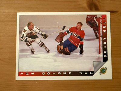 1991-92 Ultimate Original Six #91 Bobby Hull/The Curse of Mu