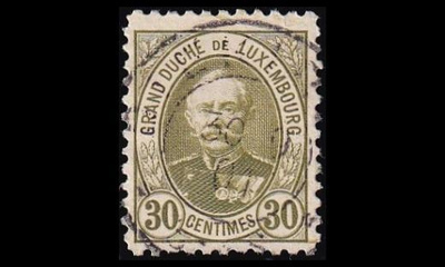 Luxemburg 61C o Suurherttua Adolf 30 C (11) (1891)