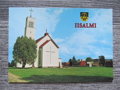 IISALMI.....kirkko + vaakuna.