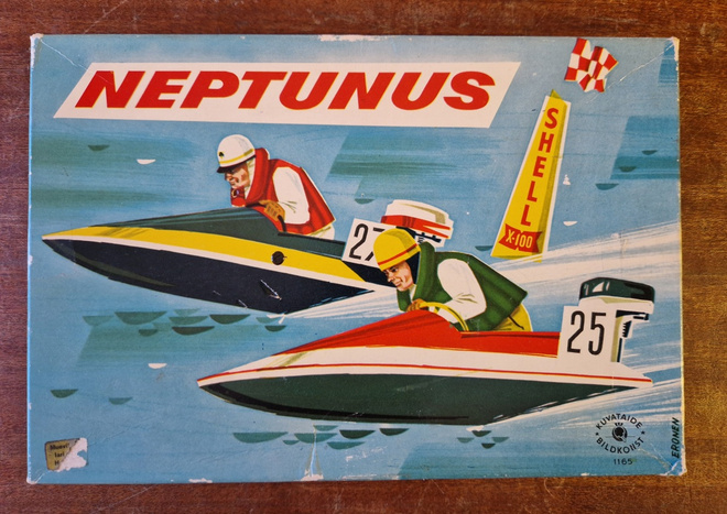 Neptunus Kuvataiteen Lautapeli 1950-1960-luvulta