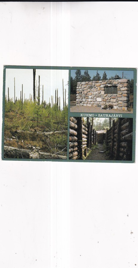 Kuhmo . Saunajärvi,  sommitelmakortti   , e3