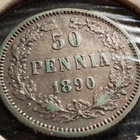 50 PENNIÄ pari v.1890 ja 1891 - pikkukuva 2