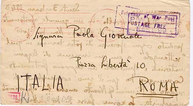 Saksa sotavankikirje 1943 Italiaan