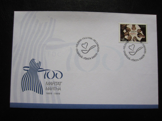 FDC 1999 Martta-liike 100 vuotta