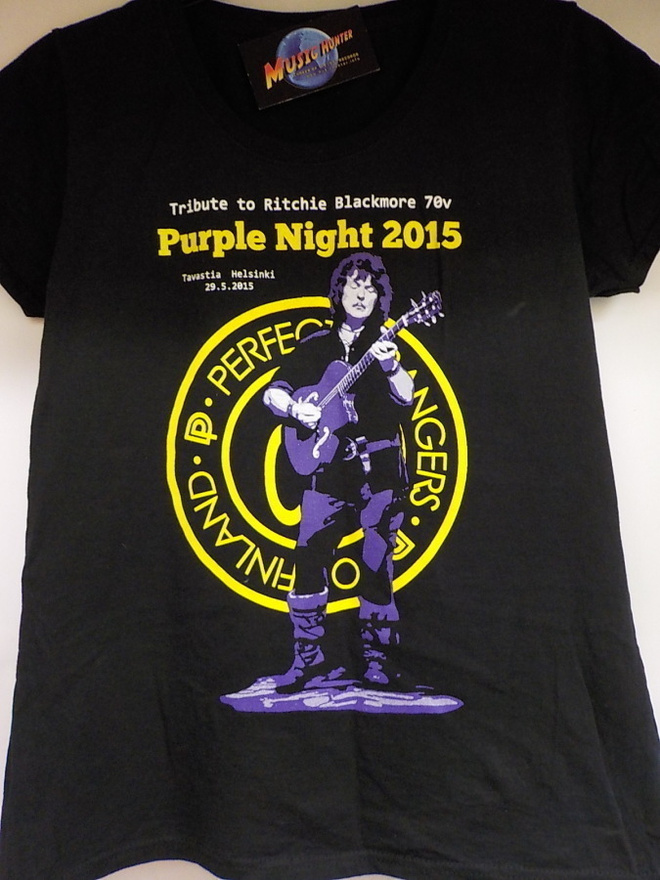TRIBUTE TO RITCHIE BLACKMORE- PURPLE NIGHT 2015 UUSI T-PAITA