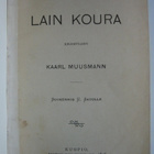 Muusmann Kaarl : Lain koura - pikkukuva 2