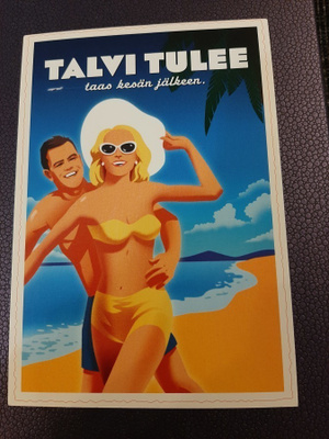 Nainen ja mies rannalla (N)