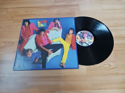 Rolling Stones – Dirty Work lp orig 1986 upea kunto kuin uus