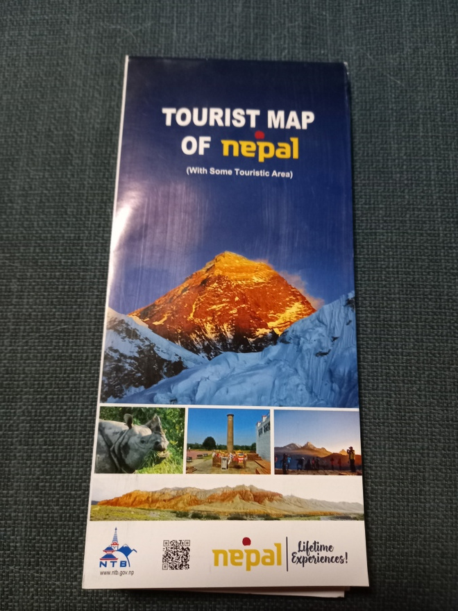 NEPAL KARTTA 1:1000 000 2024