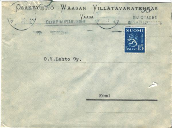 FIRMAKUORI VAASA VILLATAVARATEHDAS