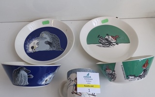 Kerkkä 1/6/25 Arabian Muumi-astioita 5 kpl