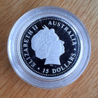 Austraalialainen 1/10 unssin platinakolikko 15 dollaria Gold - pikkukuva 2