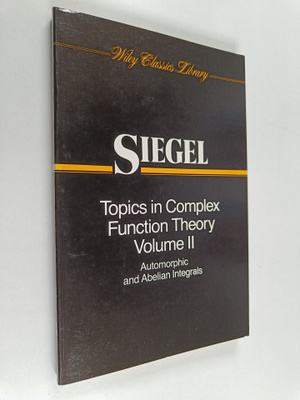 Carl Ludwig Siegel : Topics in Complex Function Theory, V...