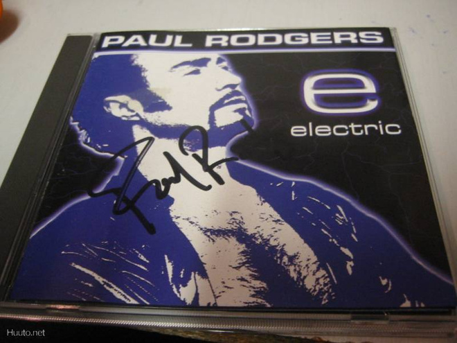 QUEEN - FREE - PAUL RODGERS - ELECTRIC CD NIMIKIRJOITUKSELLA