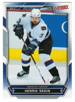 07-08 Upper Deck Victory #134 Henrik Sedin