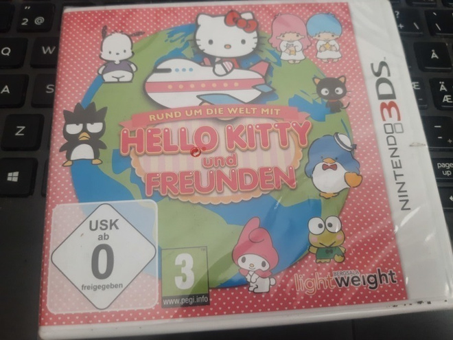 Nintendo 3DS Around the World Hello Kitty and Friends NIB