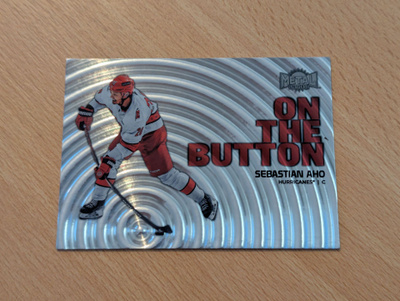 2024-25 Metal Sebastian Aho On The Button