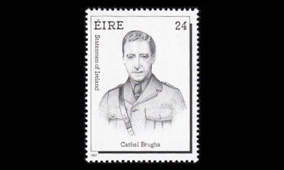 Irlanti 634 ** Poliitikko Cathal Brugha (1987)