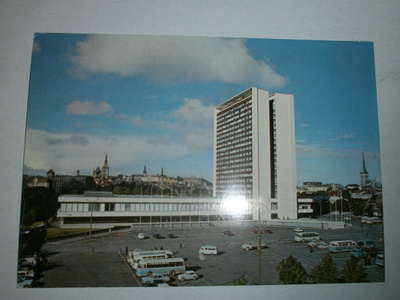 Tallinn, Hotelli Viru + busseja, p. 1994