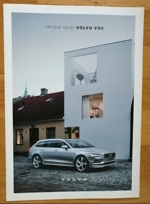 2016 Volvo V90 esite - KUIN UUSI - suomalainen