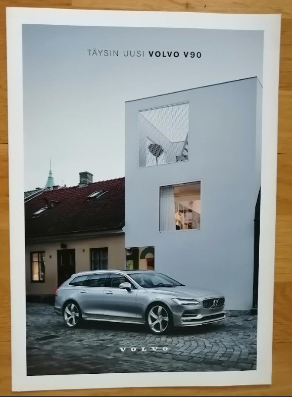 2016 Volvo V90 esite - KUIN UUSI - suomalainen