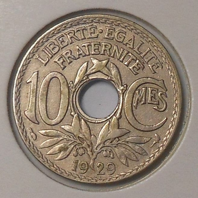 France. 10 centimes 1929.