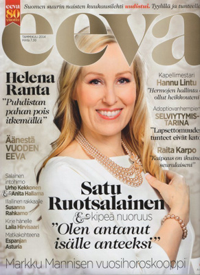 Eeva n:o 1 2014 Satu. UKK & Anita. Verna & Milja. Susanna.