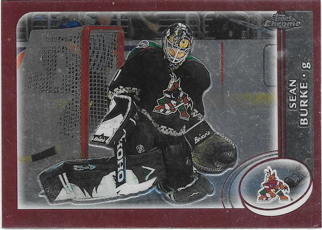 2002-03 Topps Chrome #24 Sean Burke Phoenix Coyotes MV