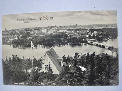 VANHA Postikortti Viipuri 1913