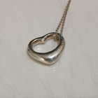 Tiffany & Co. Elsa Peretti Open Heart hopea sydän riipus - pikkukuva 4