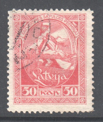 Latvia 1920  Mi 42