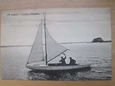 VANHA Postikortti Loviisa 1913