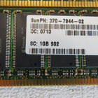 Muisti 1GB DDR1-400MHz CL3 ECC UDIMM 4kpl - pikkukuva 2
