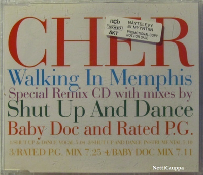 Cher • Walking In Memphis (Special Remix) CD-Single