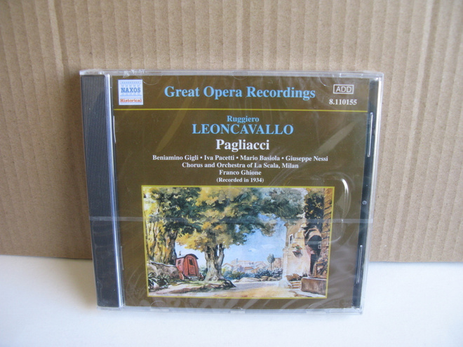 Leoncavallo:Pagliacci-Gigli-Pacetti-Chione cd(avaamaton)