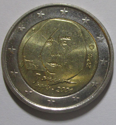 Suomi 2 € 2014 -   Tove Janssonin syntymästä 100... (Circ) 