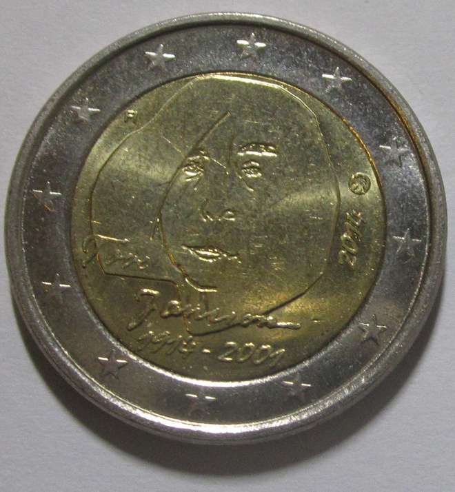 Suomi 2 € 2014 -   Tove Janssonin syntymästä 100... (Circ) 
