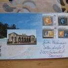 Mauritius numeroitu kuori 1997 Saksaan 4 merkkiä - pikkukuva 1